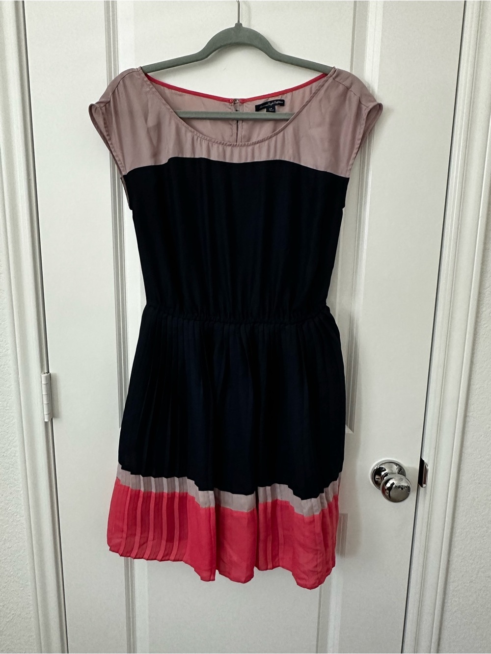 American Eagle Outfitters Color Block Mini Dress